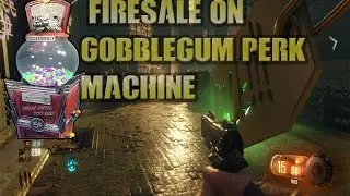 BLACK OPS 3 ZOMBIES- Firesale On gobblegum Perk Machine(Immolation Liquidation)