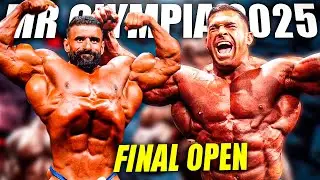 FINAL OPEN MR OLYMPIA 2025| DEREK LUNSFORD VS HADI CHOOPAN 