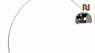 Nuevo Armando floor lamp chrome | chrome HGML204