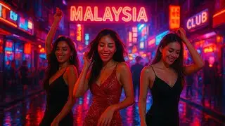 🇲🇾 Red Light District Kuala Lumpur 2025   Nightlife in Bukit Bintang Malaysia