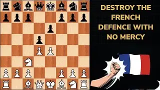 How to always destroy the French Steinitz Defence. All lines (part 4) The a6 Plan