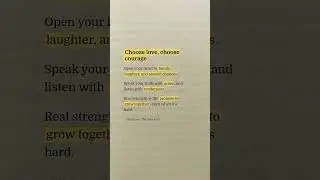 Choose Love With Courage | The Duke and I #JuliaQuinn #Bridgerton #Motivation