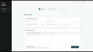 Caster Update ~ 3 Step Release Creation