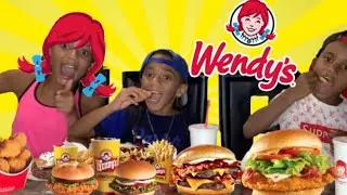 WENDYS PRETEND PLAY SKIT / MUKBANG