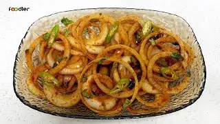 Dhaba Style Laccha Pyaz/Laccha Onion Salad Recipe