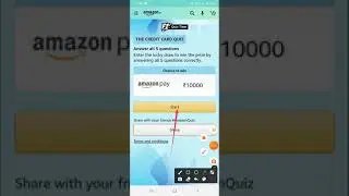 The Credit Card Amazon Quiz Answer Win - Rs. 10000 | TOPHUNT #Amazon_quiz