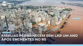 Enchentes no RS: trag&eacute;dia completa um ano e regi&atilde;o ainda sente os estragos | SBT Brasil (29/04/25)