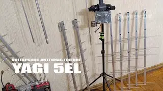 10 complect Yagi 5el UHF 400..470 MHz collapsible