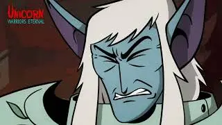 Merlin's looking powerless against emme Unicorn: Warriors Eternal Episode 9