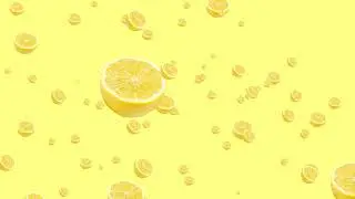 Lemon Fruit Background Backdrop Motion Graphics 4K 30fps Copyright Free