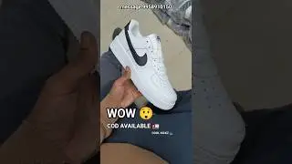NIKE AIR FORCE 1 WHITE SNEAKERS 🤩🤍❤&zwj;🔥 #sneakers #shoes #brandedshoes #delhi