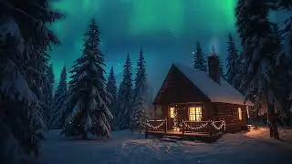 Cozy Winter Snowfall with Piano ❄️  | Calm TV Background Ambience