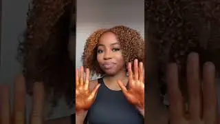 Temporarily dying my hair copper using curlsmith hair makeup 🧡 #gingerhair #hairdye #curlsmith