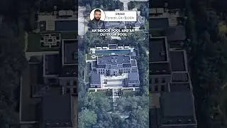 Drake's $100 Million Toronto Mansion  #realestate #celebrityhomes #celebritylifestyle