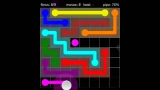 Flow Free - 8X8 Level 79 Mania Walkthrough