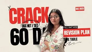 Complete UGC NET / SET Syllabus in 60 Days Study Plan + Revision Guide 2025 | Vedalay Academy