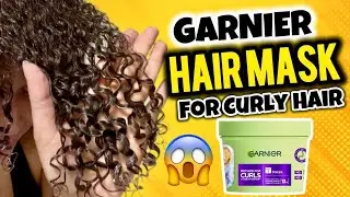 Новое средство для ухода за волосами Garnier Fructis | Метод ухода за кудрявыми волосами! | Маска...