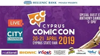 WATCH LIVE | CYPRUS COMIC CON 2019 &ndash; Press Conference with Anthony Daniels (C&ndash;3PO )