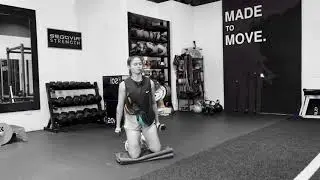 Dumbbell Tall Kneeling Hammer Curl