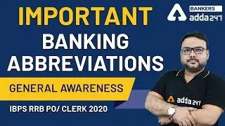 Important Banking Abbreviations | General Awareness for All Competitive Exams