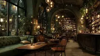 Calmed by Nature - The Perfect Autumn Cafe with Jazz and Rain