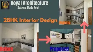 2 BHK interior Design by Royal Architecture at Neeladri Nagar Electronic City Bangalore #interiors