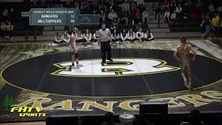 Forest Hills Rangers Varsity Wrestling vs Westmont Hilltop 1-16-2024