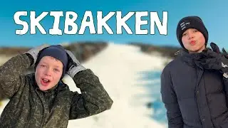 Sjov kælketur på skibakken i Hedeland Naturpark❄️⛄️🛷