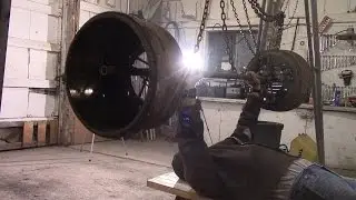World's Greatest Barbell - Made from SEMI TRUCK!