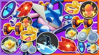 I tried 4 Different ITEM BUILDS on SURF GRENINJA to find the BEST one | Pokemon Unite