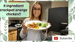 EASY CROCKPOT ORANGE CHICKEN | ASHLEY BOIE ♡