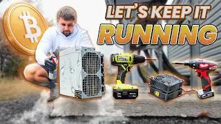 Trying to keep my Bitcoin Mining Farm alive