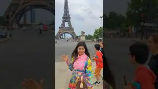 Eiffel Tower and Me #trending #travel #paris #reels #shorts #viral #short #youtube #instagram