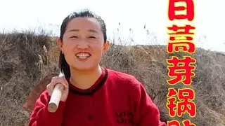 春天吃野菜的季节白蒿芽锅贴安排上，大家包一锅尝尝，好看又好吃 #农村生活 #尝一口春天的味道 #美食 #锅贴饺