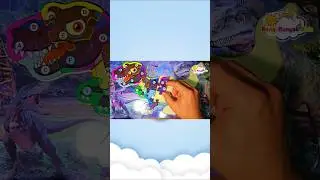 ABC Dino Puzzle Challenge! 🦖 Learn Letters Fast #shortsvideo  #kidsart #learnenglish