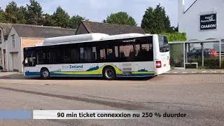 OV bus ticket in Zeeland tarief 2021