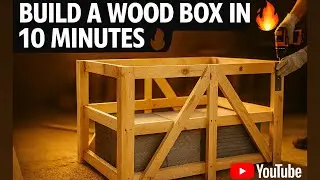 🔨 Build a Super Strong Wood Crate in ONE DAY! 🚀