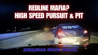 HIGH SPEED PURSUIT (100+ MPH) ends with PIT MANEUVER into concrete wall - Arkansas State Police #pit