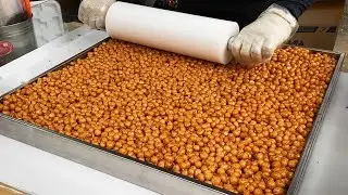 Korean Street Food - TRADITIONAL HANDMADE SNACK - Anyang market Korea
