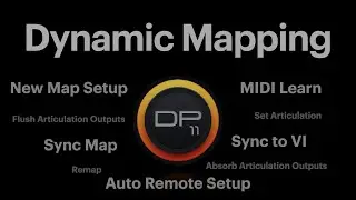 Digital Performer 11 - Articulation Map Magic! - Dynamic Mapping (Chapters and Closed Caption added)