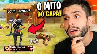 NÃO AGUENTEI E CHAMEI PRA LOUD?!? JOGUEI COM LEVELUP UMA LENDA DO FREE FIRE!!!