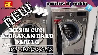 MESIN CUCI FRONT LOADING LG | FV1285S3VS | 8,5 Kg | Review & Harga.