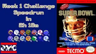 Tecmo Super Bowl (NES) Week 1 Challenge Speedrun in 2:18:44 | Current PB