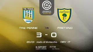 Campionato Sammarinese 2025-26, 17. giornata | HL Tre Penne - Faetano 3-0
