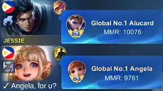 I FINALLY MET THE STRONGEST ANGELA USER IN THE WORLD!!😏 (auto win?) SEASON 35 ALUCARD FIRST GAMEPLAY
