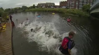 NT Kayak Club 2016: Group jump in!