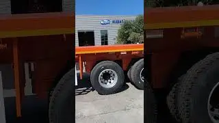 🔥 Hot Sale in Tanzania &ndash; 3 Axle 40FT Flatbed Trailer! 🔥 #aleeaovehicle