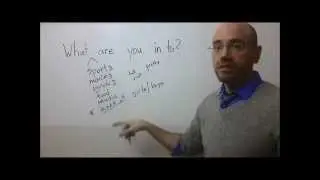 What Are you Into - English Lesson