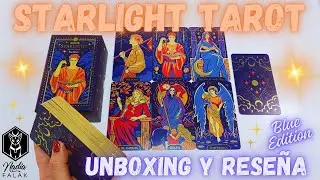 STARLIGHT TAROT (Wyspell) 💙 Blue Edition 💎 Unboxing y Reseña en Español ✨ Nadia Falak