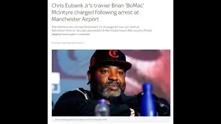 #breakingnews BO'MAC ARRESTED AT MANCHESTER AIRPORT FOR LOADED GUN IN HIS SUITCASE #eubankjrsmith